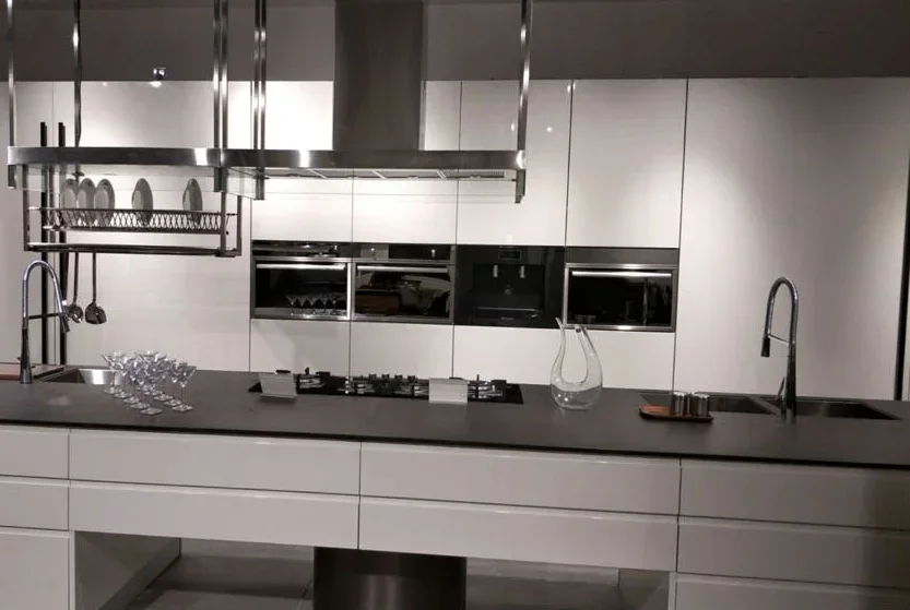 2019 Popular Top Suction Type Island Range Hood for commercial kitchen factory outlet