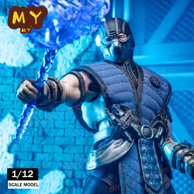 Оригинальная аниме-фигурка Mortal Kombat 1/12, фигурка Sub-Zero Jm, игрушка Zk001, классическая коллекция кукол Sub-Zeromodels, декоративная игрушка