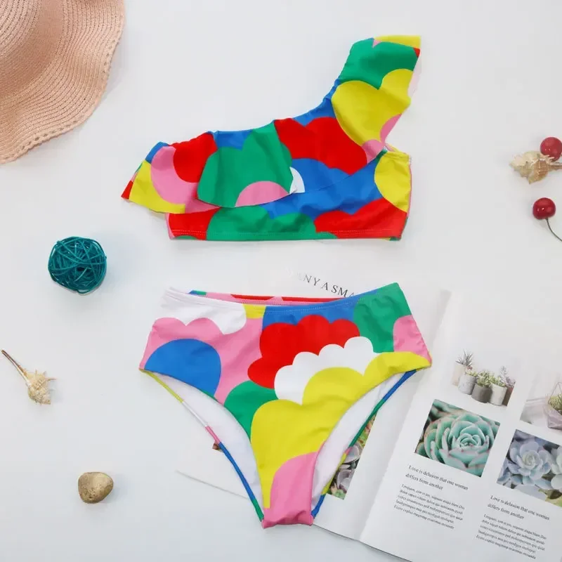 Swimsuit for Girls Separate Quick Drying Girl Swimwear Kid Girls Swimsuit Multicolor Swimsuit for Teenager Girls 10 12 14 Years