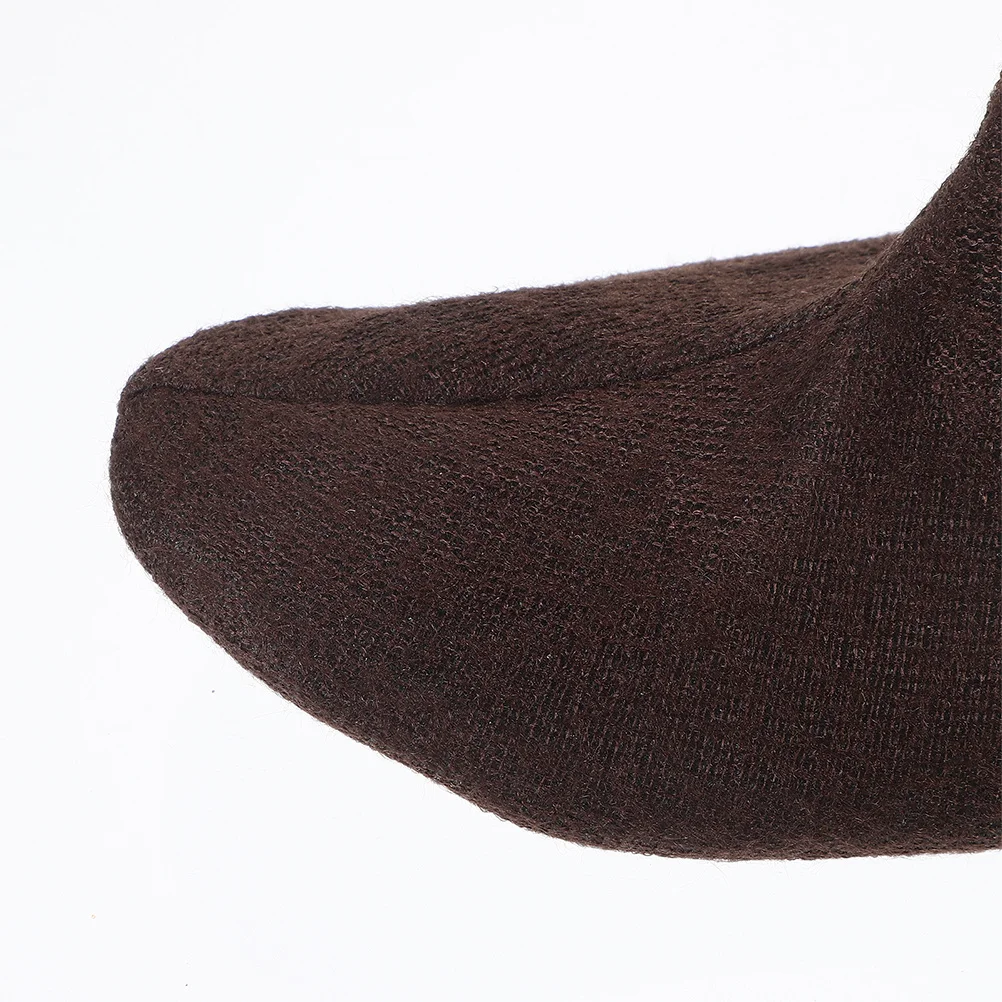 1 زوج صوف مبطن التمهيد الجوارب الدافئة العزل إدراج لفصل الشتاء احذية المطر حجم 43-45 الرجال النساء للإزالة قابل للغسل الحرارية
