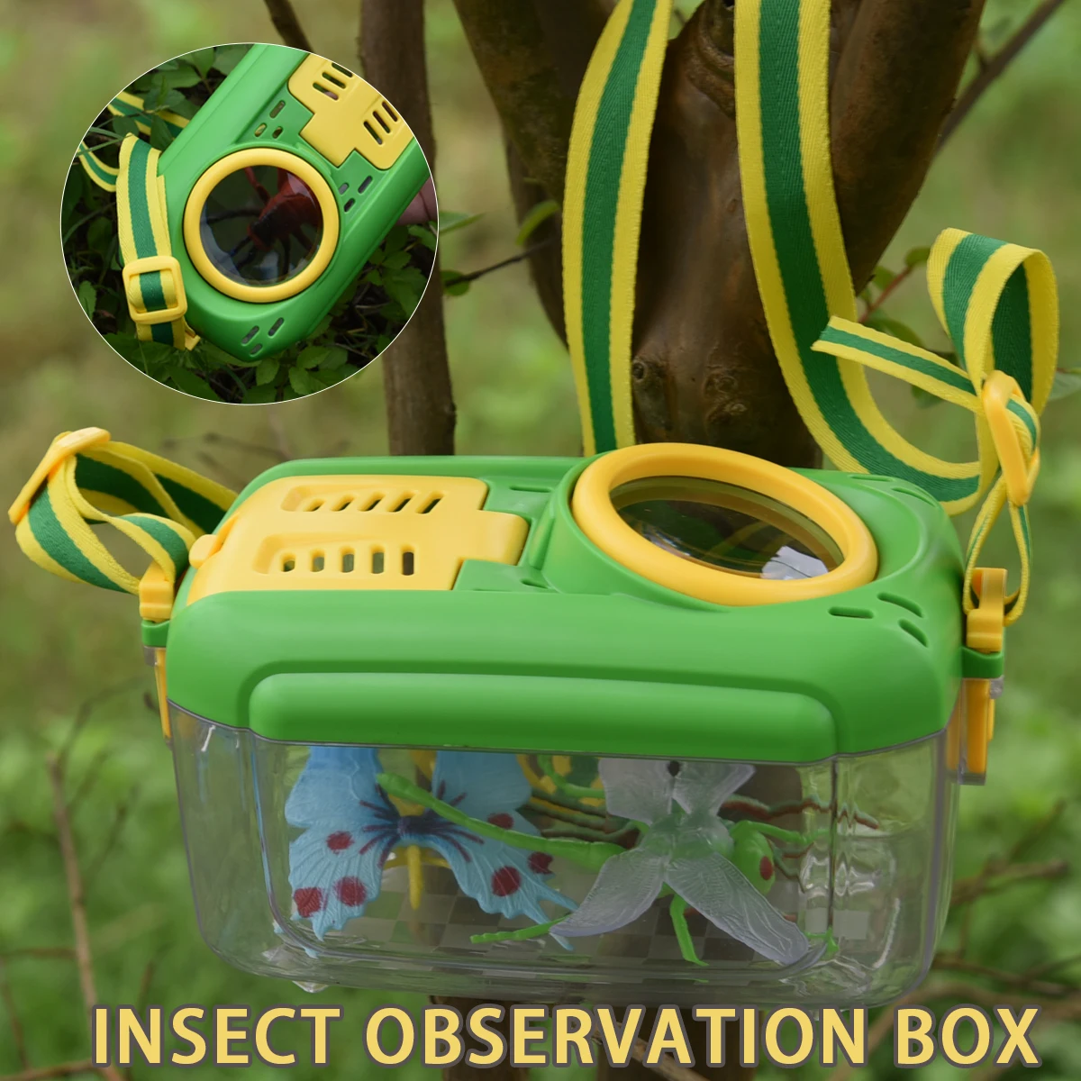 Buitengereedschap Voor Kinderen, Insectenobservatiedoos, Vergrootglas, Capture Net, Capsule Clip, Avontuurlijke Rollenspel Puzzelspeelgoed