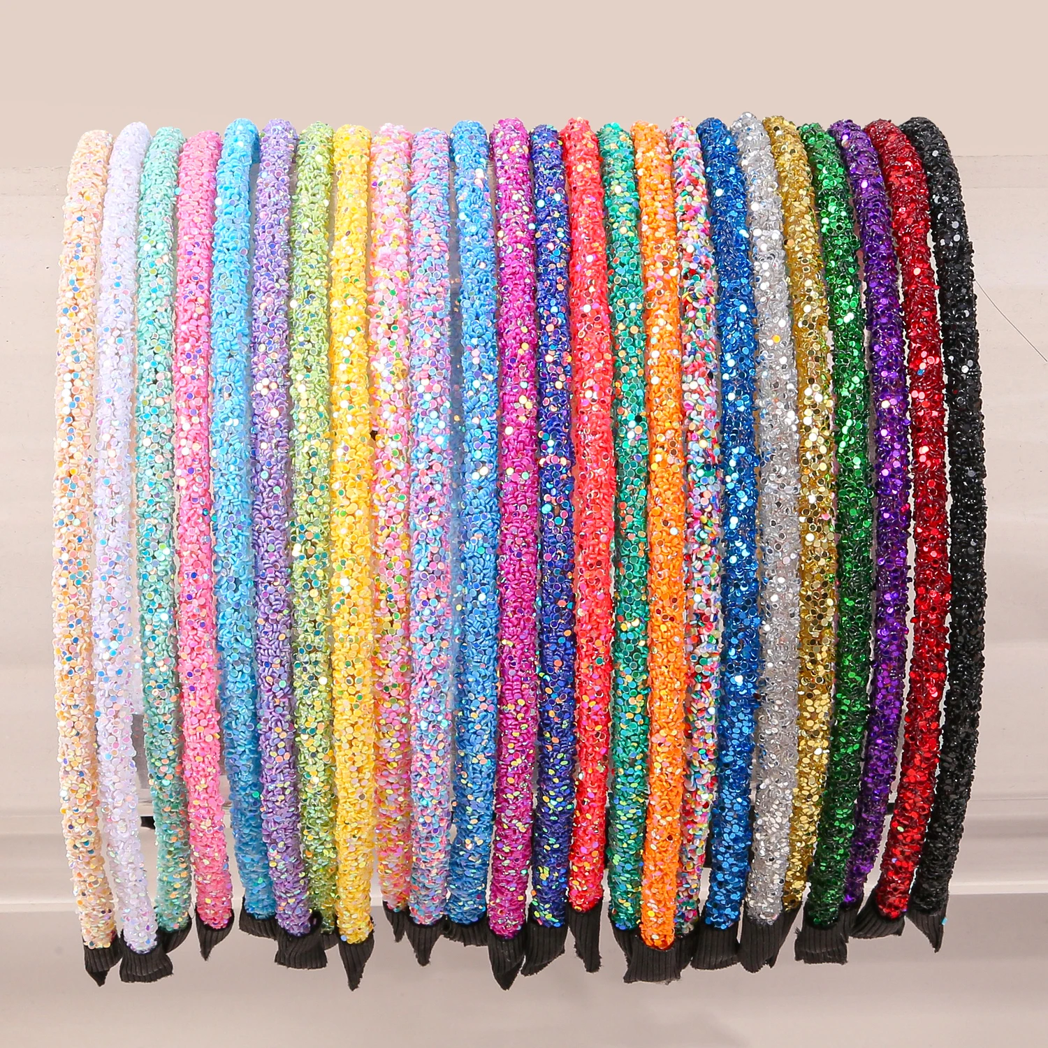 

6pcs Glitter Headbands for Women Girls Hair Accessories Party Decor Holiday Sparkly Hairbands Girls Kids Hair Accessories