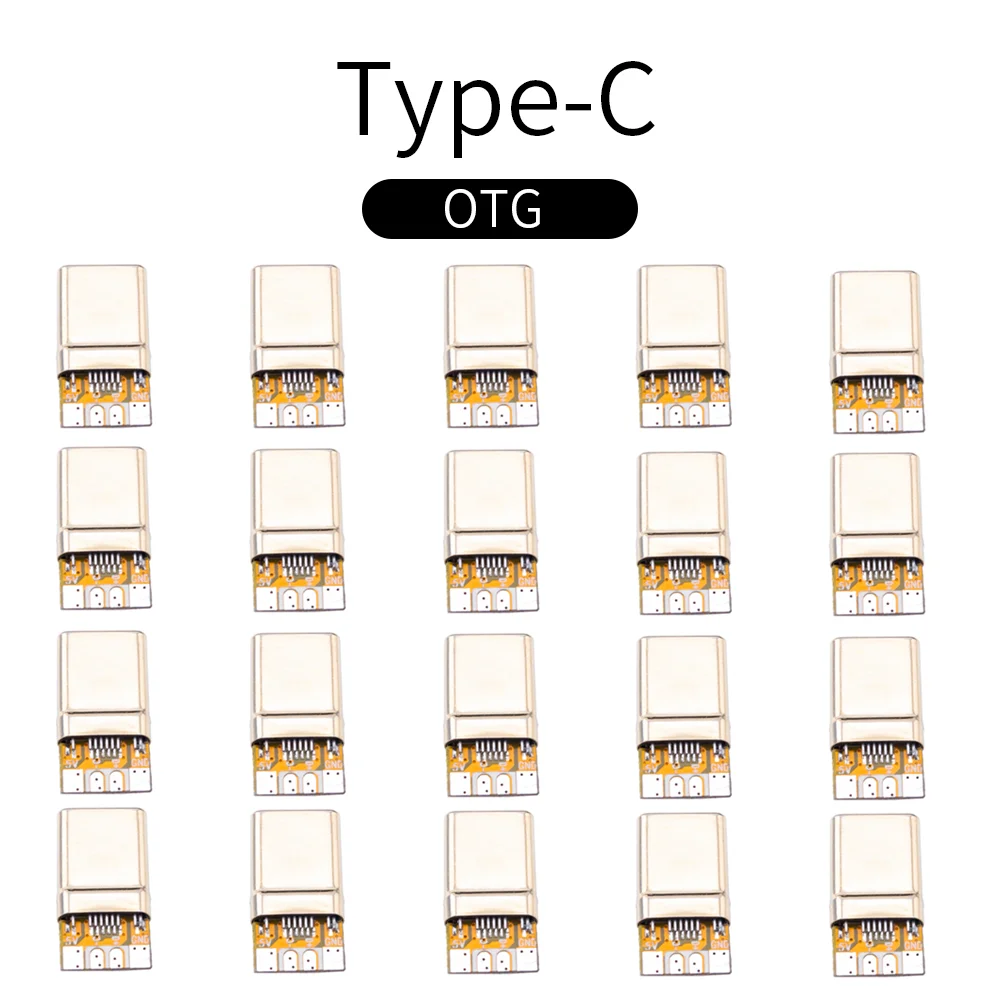 

5/20pcs Type C OTG Gold-plated DIY soldering plug type-c