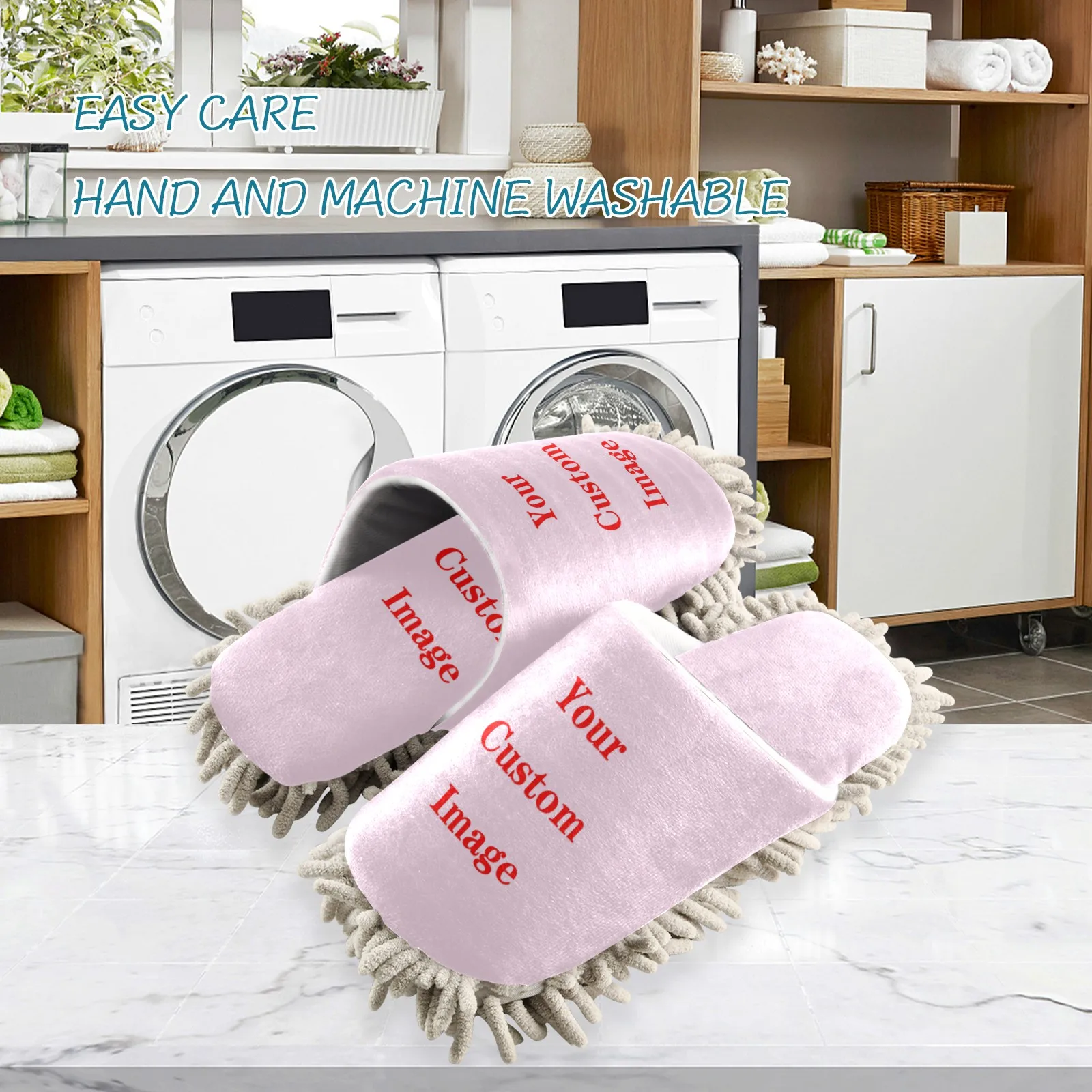 Nieuwe Cleaning Slippers Aangepaste Afbeelding Multifunctionele Floor Dust Cleaning Slippers Schoenen Luie Dweilen Schoenen Thuis Floor Cleaning Schoenen