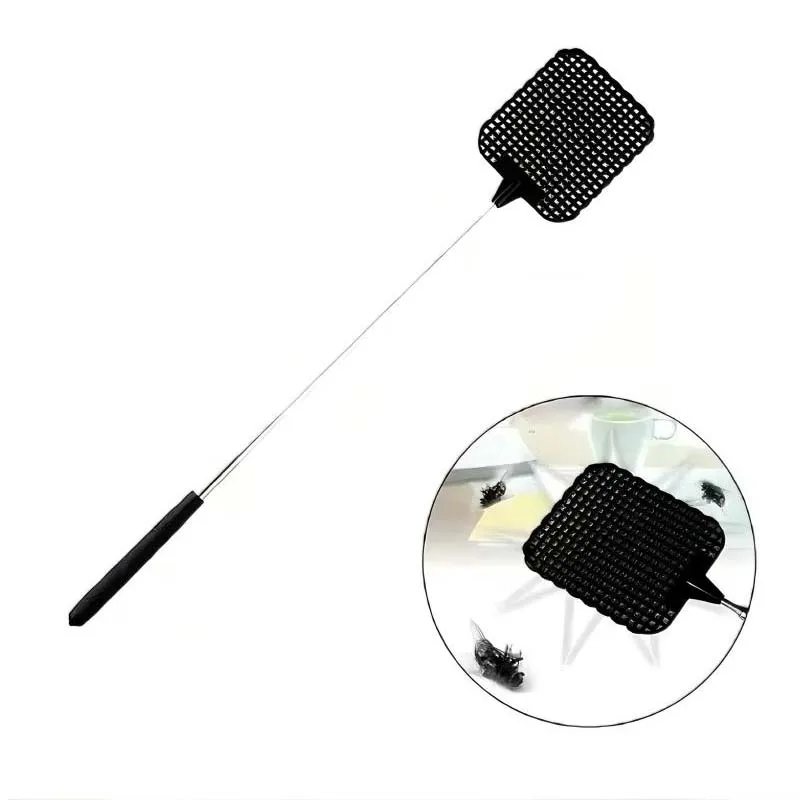 ‌Manual Fly Catcher with Extendable Handle, Perfect for Indoor and Outdoor Pest Removal, Easy to Store and Carry
