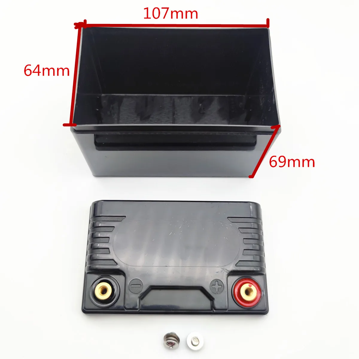 Zamknięte obudowa z tworzywa sztucznego K biegun 12V 4Ah motocykl pojemnik na baterie 15pc 18650 3S5P 4pc 32650 4S1P Lifepo4 z Bms 2m nikiel