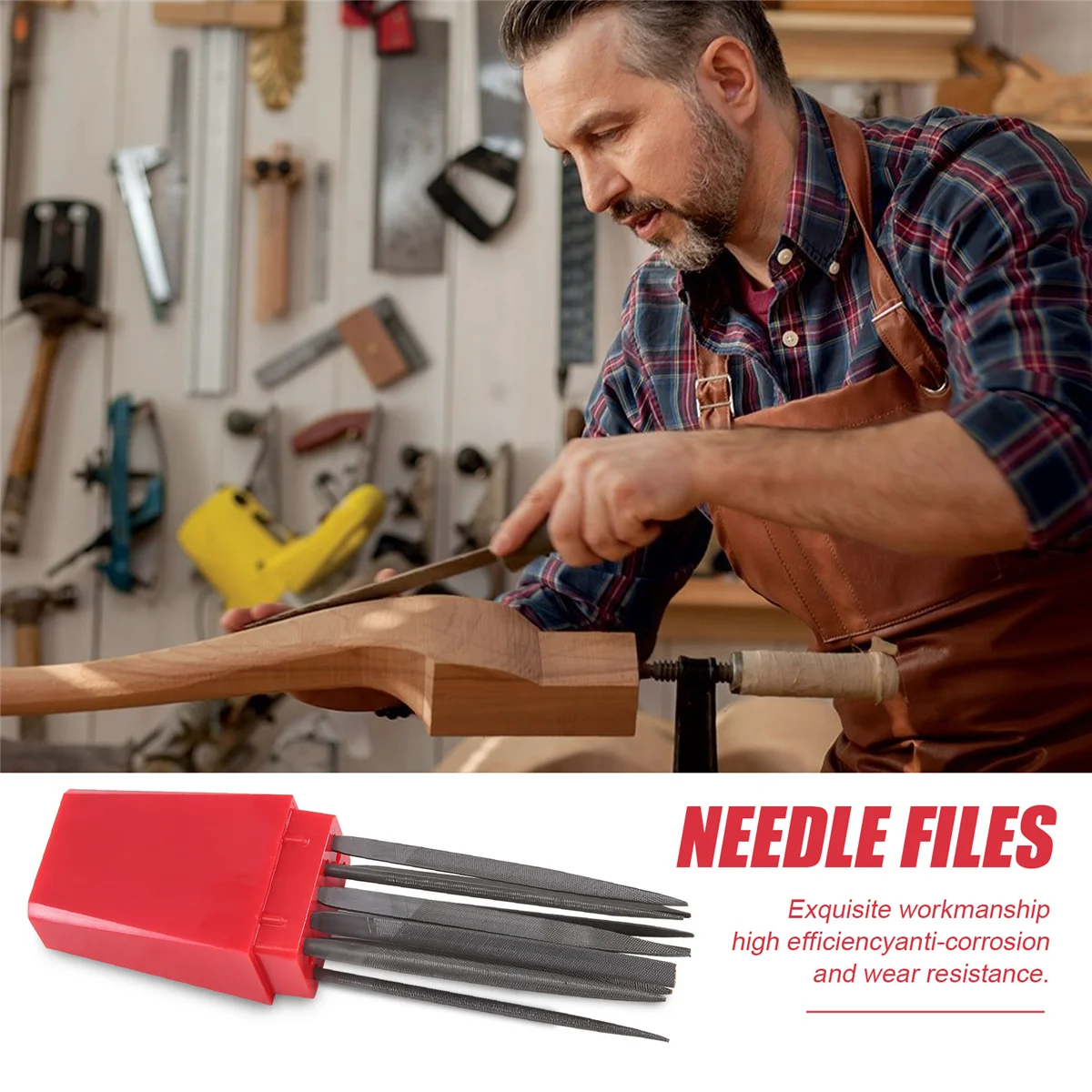 10Pcs Small Needle Files Set 140mm Jewelry Tools Beading Hobby Crafts Carving Repair Cutting Tool