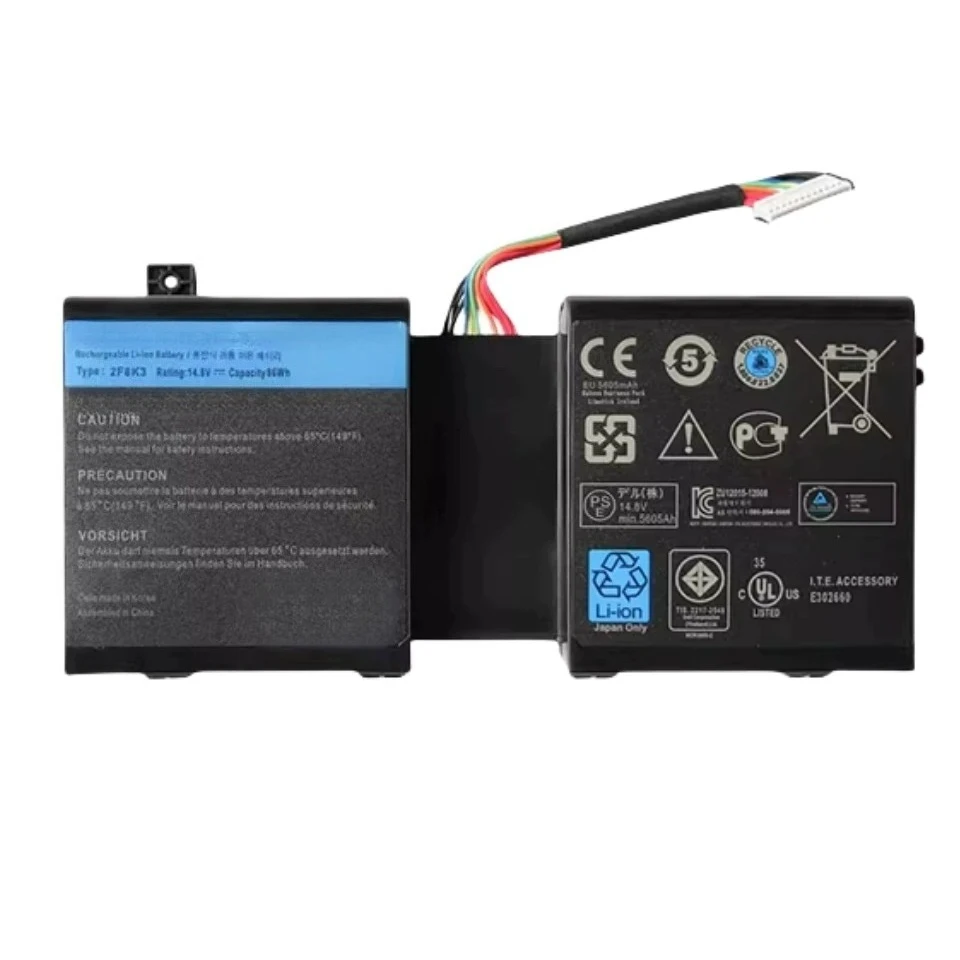 

For alienware 17 m17x r5 alienware m18x r3 p18e 2f8k3 laptop battery