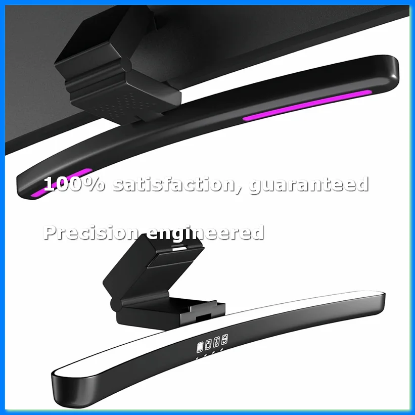 

RGB Monitor Light Bar Curved Computer Monitor Lamp for Eye Caring Light Source Monitor Backlight for Home Office Game-AD23