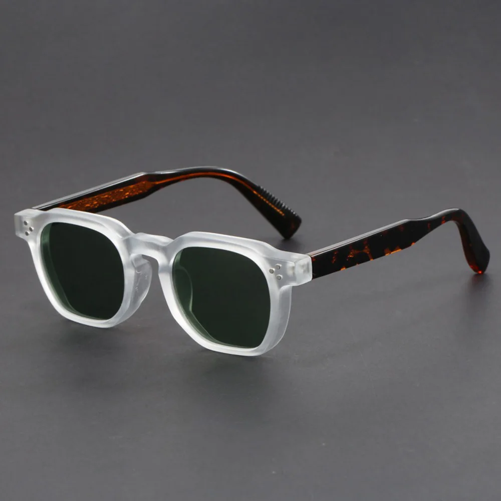 Boho Retro Polarized Sunglasses for Men Frame Polygonal Women's Sunglasses Outdoor High Quality Travel Glasses image 6