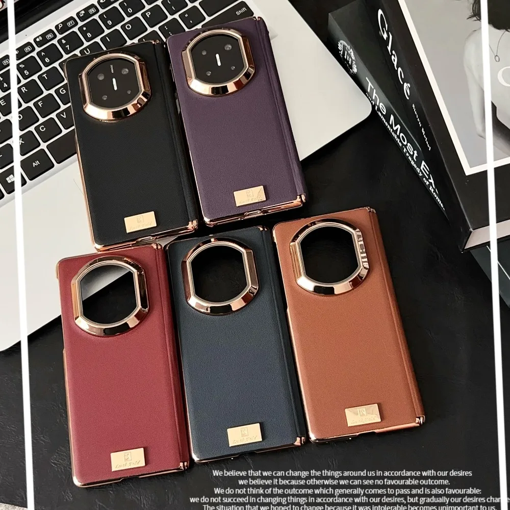 

Luxury Electroplating Dual Axis Shockproof Case For Huawei Mate X7 X6 X5 X3 Super Car Series Bumper Cover National Style Hinge