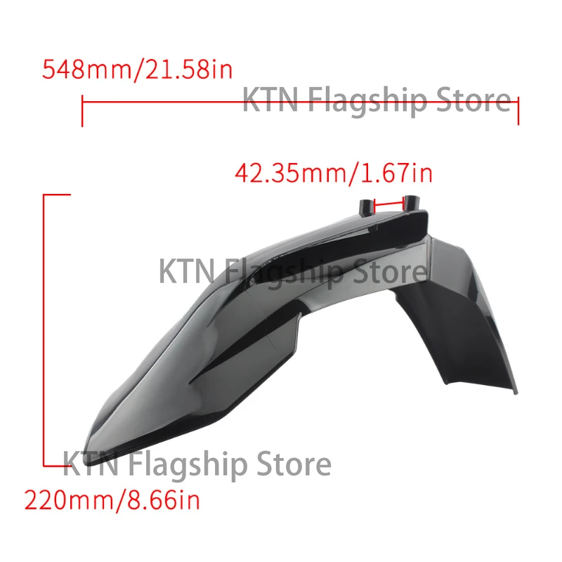 For KTM Front Arrow Baffle EXC 65 XC xx EXCF SXF XCW 2018 Off-road motorcycle arrow baffle, off-road motorcycle accessories