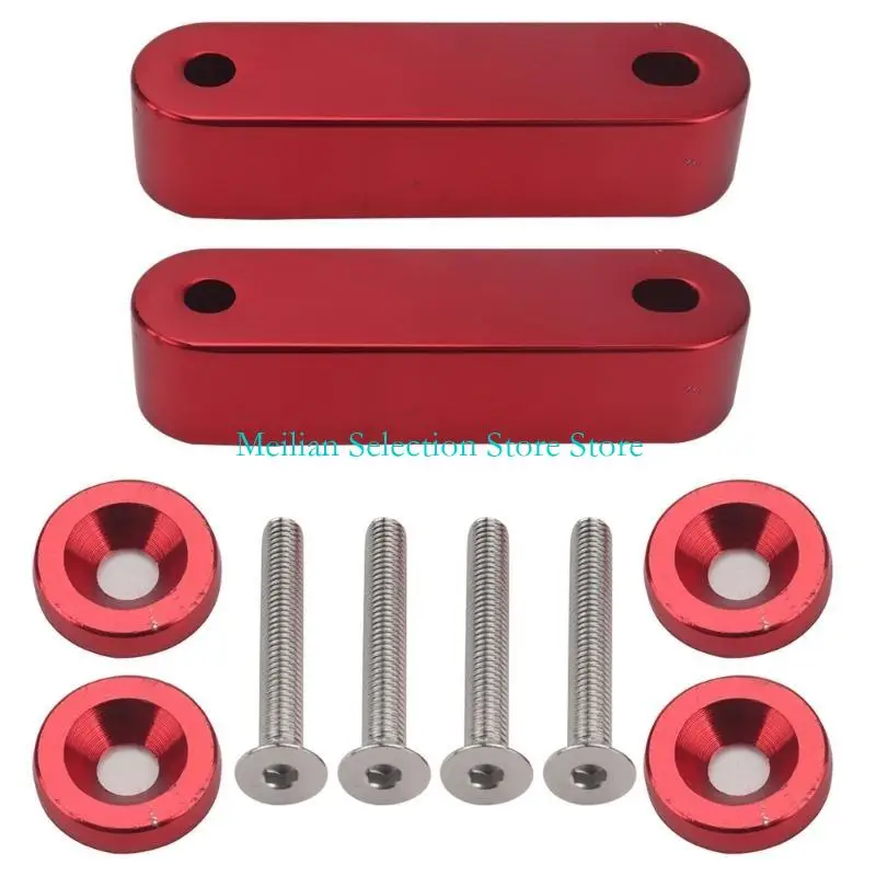 

Aluminum Racings Hood Vent Spacer Risers Front Hood Vent Space Risers Replacement X37F