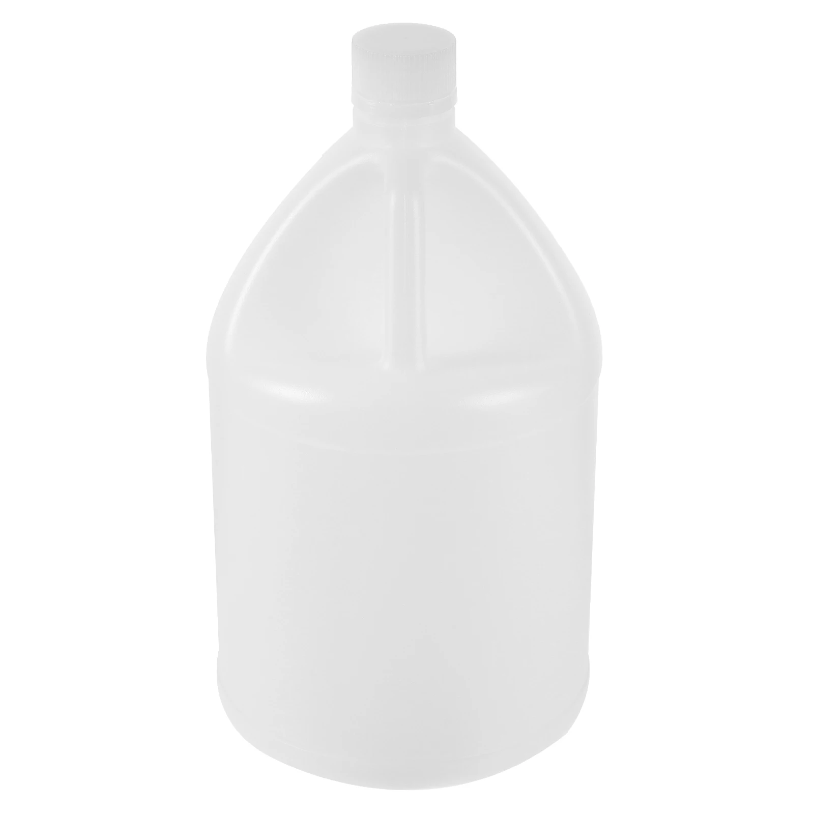

Plastic Bucket Kettle 4 Liters White HDPE Jug with Lid Reusable Portable Gallon Bottle Liquid Container Oil Storage