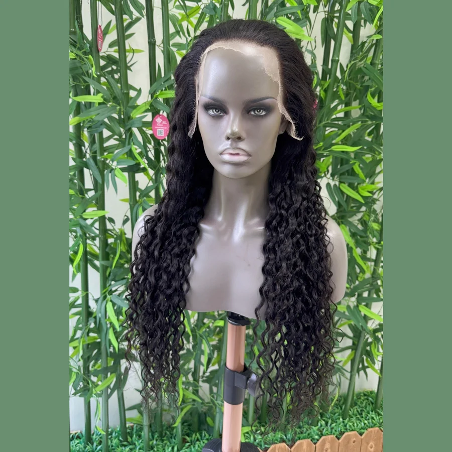 HD Lace Water Wave 13x6 5x5 6x6 Wig Raw Human Hair Wigs Pre Plucked Natural Hairline Melt Skin Lace Queen Hair Official Store