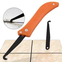 2PCS/Set Ceramic Tile Gap Blade Hook Knife Tiles Repair Tool Old Mortar Cleaning Dust Removal Steel Construction Hand Tools