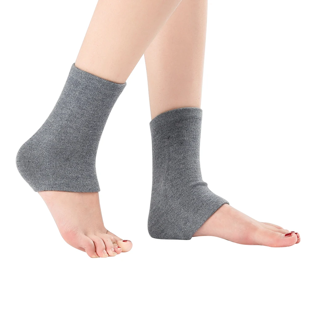 

Wool Foot Sleeve Ankle Socks Warm Cover Practical Breathable Exercise Yoga Long Use Adjustable Length Sports Golf Tennis