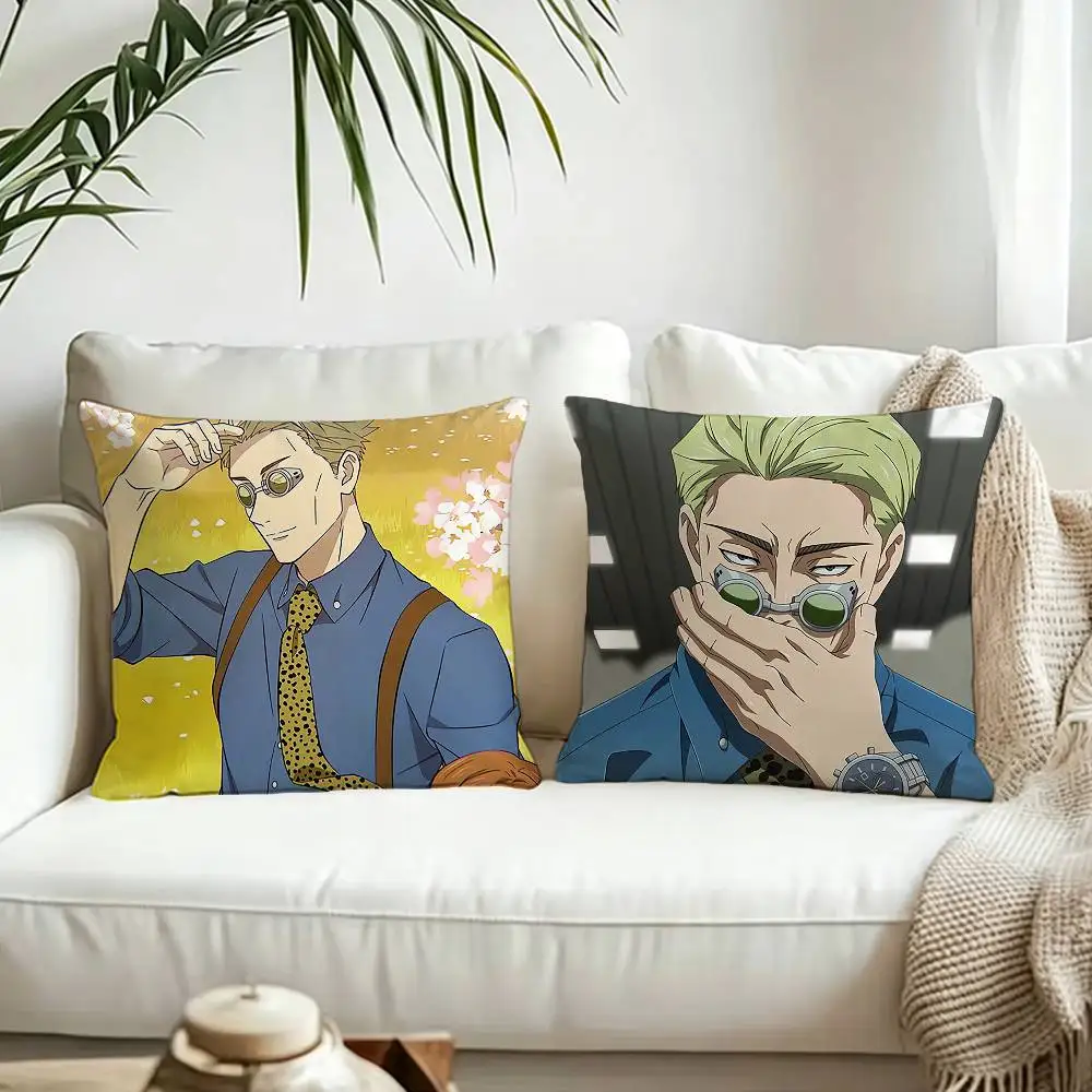 Anime Figure Nanami Kento Various Sizes Square Pillow Case For Car Home Bedchamber Decor