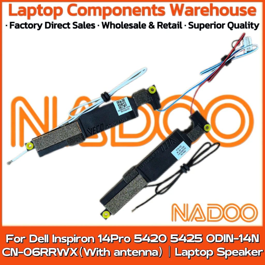 

New Original Laptop Notebook Speaker For Dell Inspiron 14Pro 5420 5425 ODIN-14N CN-06RRWX（With antenna）built-in speaker horn