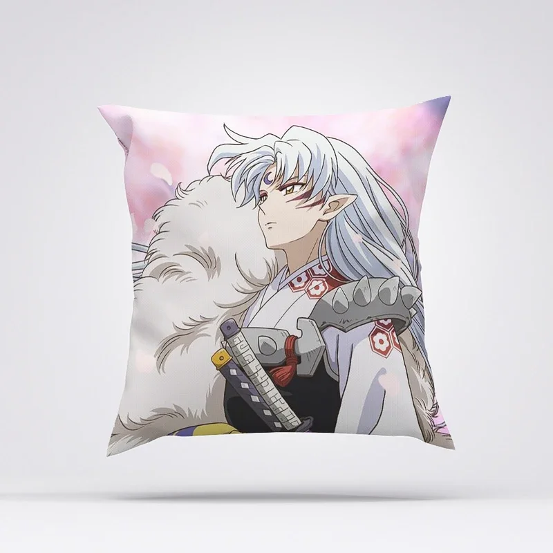 Inuyasha Fall Decor poszewka na poduszkę 45x45 poszewki na poduszki rzuć poszewka na poduszkę Anime poduszka dekoracyjne poszewki na poduszki 50x50