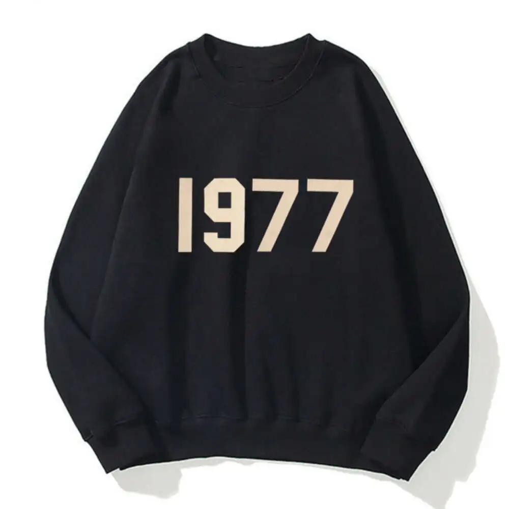 

Essentialshoodie Fashion Men's Sweatshirts Tracksuits 1977 Sweater Men Women Hooded Sports Hoodie Street Loose Sweatshirt 296