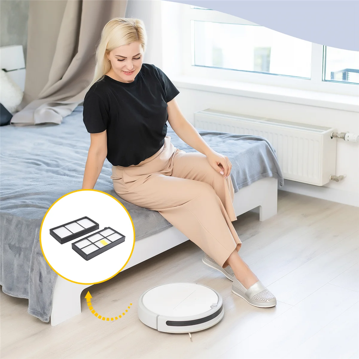 Untuk IRobot Roomba 800 Series 850 860 861 866 870 880 890 seri 900 960 980 981 Kit penggantian Penyedot Debu