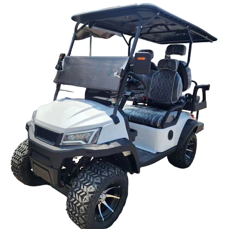 Hot Sale In The US Street Legal 48V 60V 72V Lithium Battery Club Car 2 4 6 Seater Off Road Buggy Electric Golf Cart