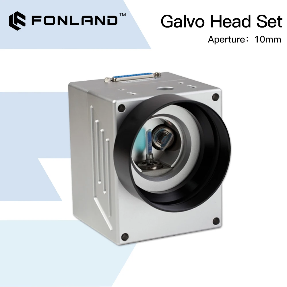 Fonland rc1001 faserlaser scanning galvo kopfset 10,6 um & nm & nm 10mm galvanometer scanner mit netzteil