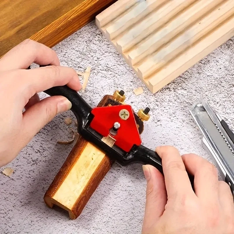 Spokeshave Plane 9 Inch Adjustment Spokeshave Hand Trimming Tool Spokeshave Woodworking Tool Woodworking Cutting Plane image 4