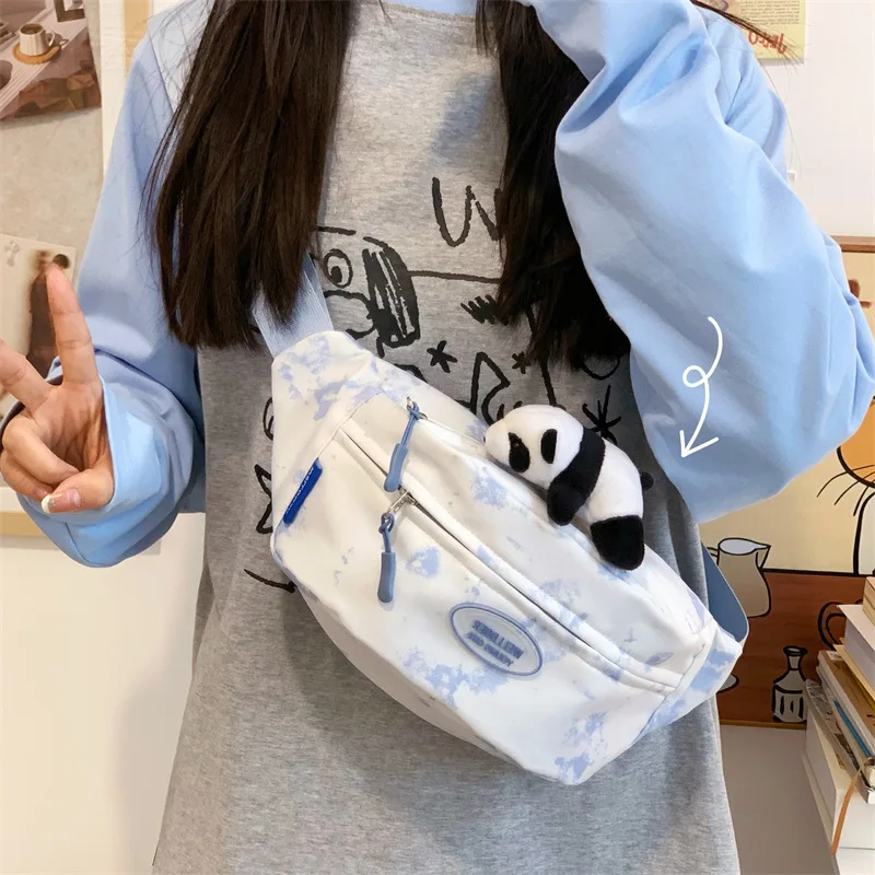 

New Trend Crossbody Breast Bag Women's Fashion Japanese Korean Casual Shoulder Bag Crossbody Summer Sports Chest Waist Bag femme
