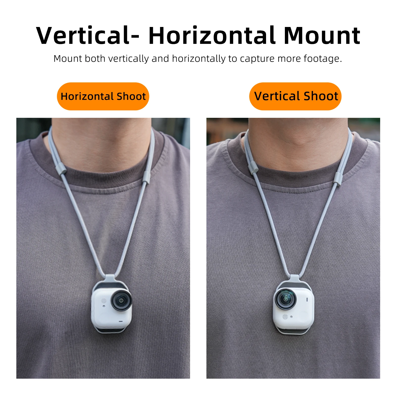 Для Insta360 Go Ultra нагрудный магнитный шейный ремень для крепления — совместимый аксессуар для съемки первых людей