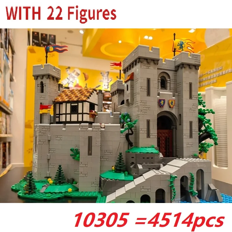 4514 PCS Lion King Castle compatibile Education Kids Christmas Birthday Gifts Toy 10305 85666Building Blocks Bricks