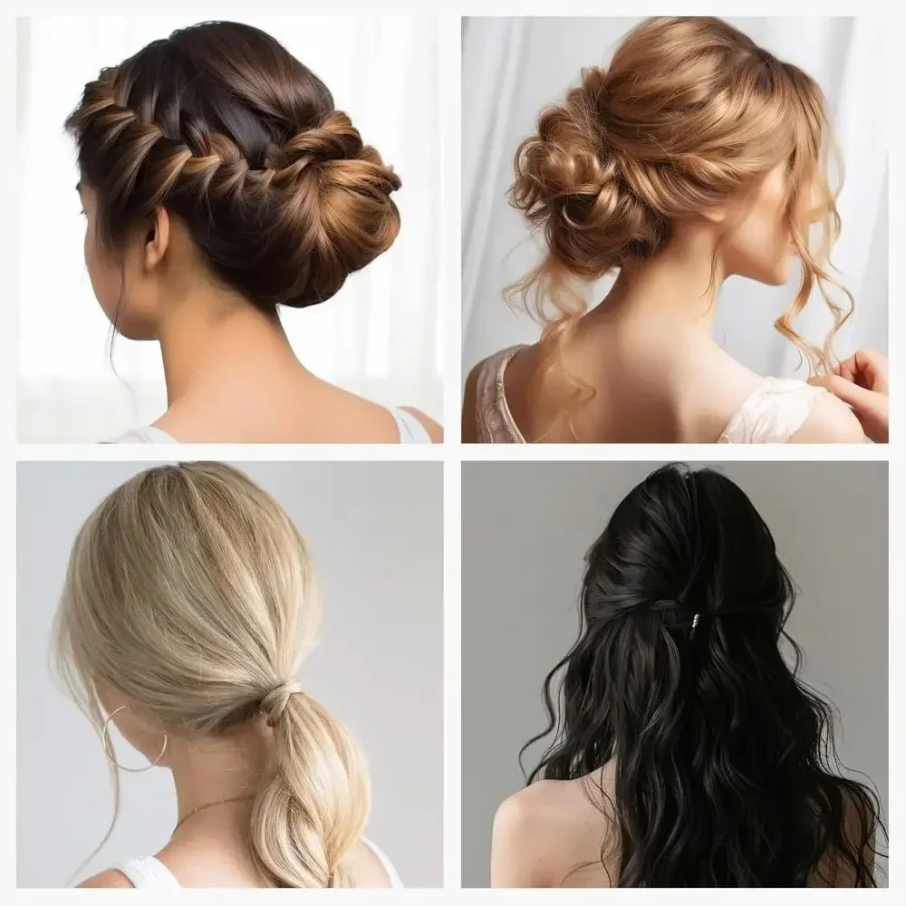 Inkrementeller Haarvolumen-Schwamm, unsichtbarer Volumenverstärker, Haarstyling-Schwamm mit U-förmiger Haarklammer, weiches Schaumstoff-Polsterwerkzeug – Detail 5