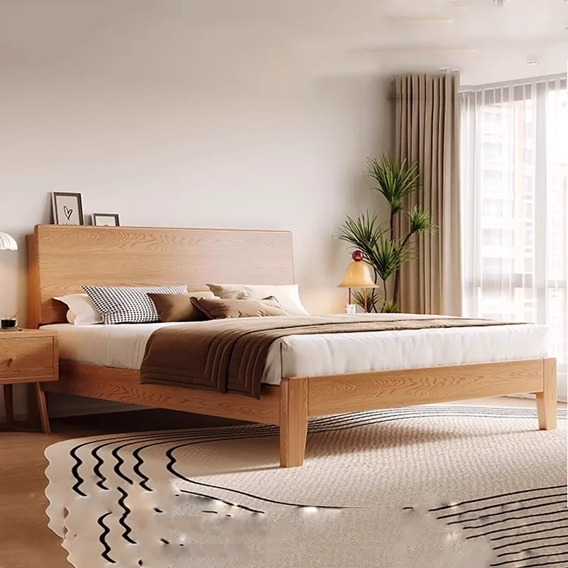 

Wooden Bedroom Bed Baby Single Double Luxury Children Floor Girls Design Bed Sleeping Letto Matrimoniale Lounge Suite Furniture