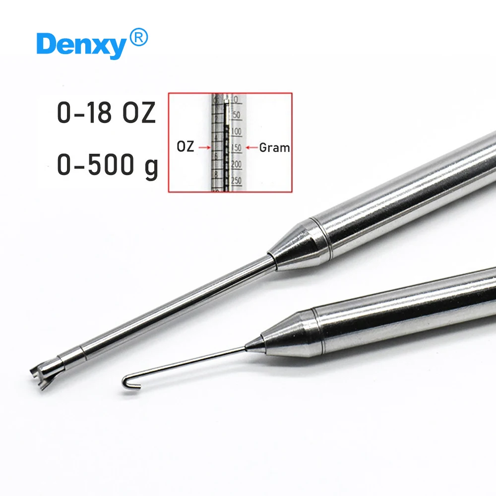 DENXY Dental-Dynamometer, Spannungsmesser für Kieferorthopädie, Ergometer, Kraftmessgerät zur Messung der Kraft von elastischen Ringen oder Bögen. – Detail 4