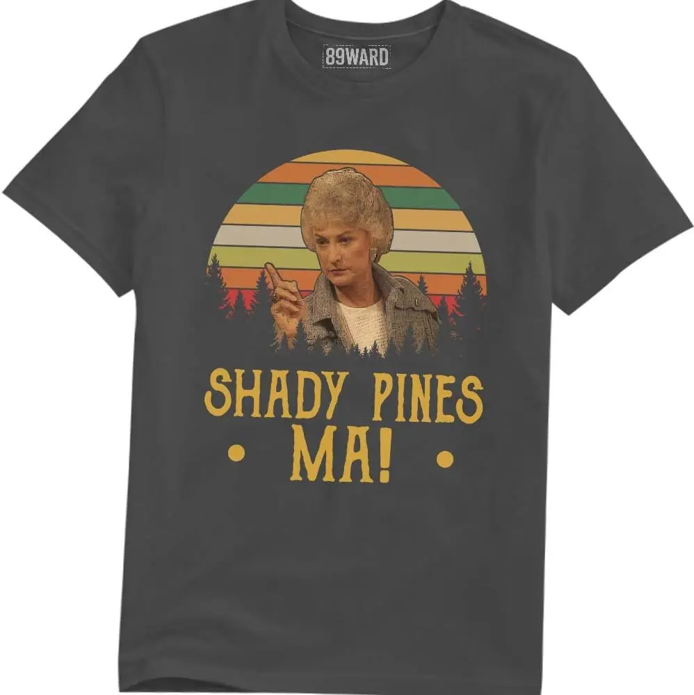 

Women's Shady Pines Ma Vintage Retro T Shirt Large