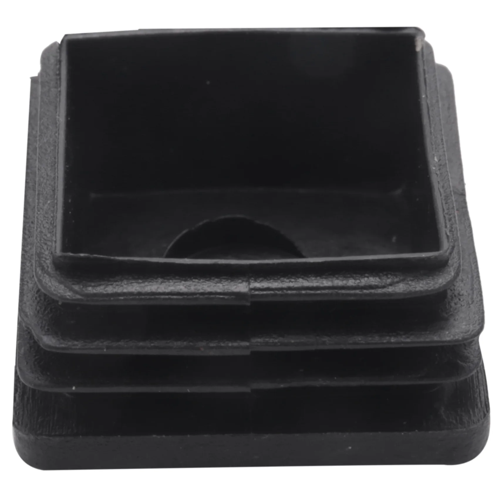 

【SEE】160 Pcs Plastic Square Blanking End Caps Tube Inserts 25Mm X 25Mm