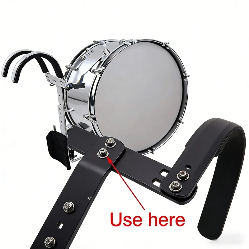 Ergonomic Shoulder Strap for Snares Drum Minimizes Strain Extended Playing