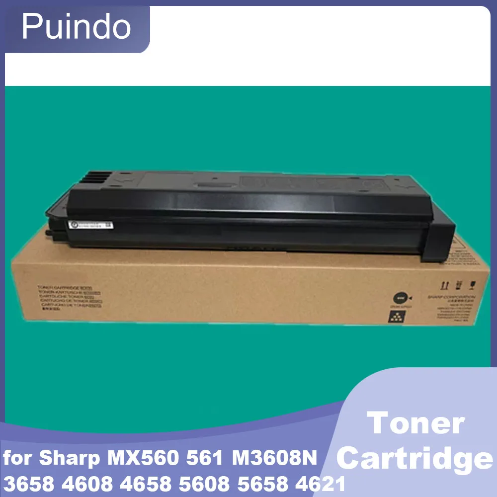 780g Original Toner Cartridge for Sharp MX560 561 M3608N 3658 4608 4658 5608 5658 4621
