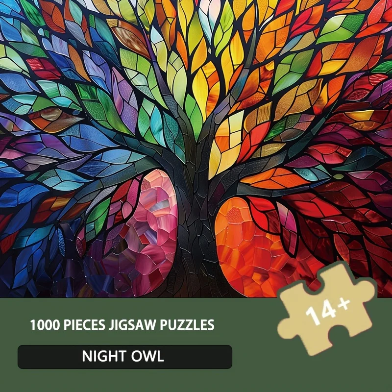 

Очаровательный пазл на дереве, 1000 шт., 27,6 x 19,7 дюйма | Идеально подходит для взрослых и домашнего декора. | Идеальный подарок