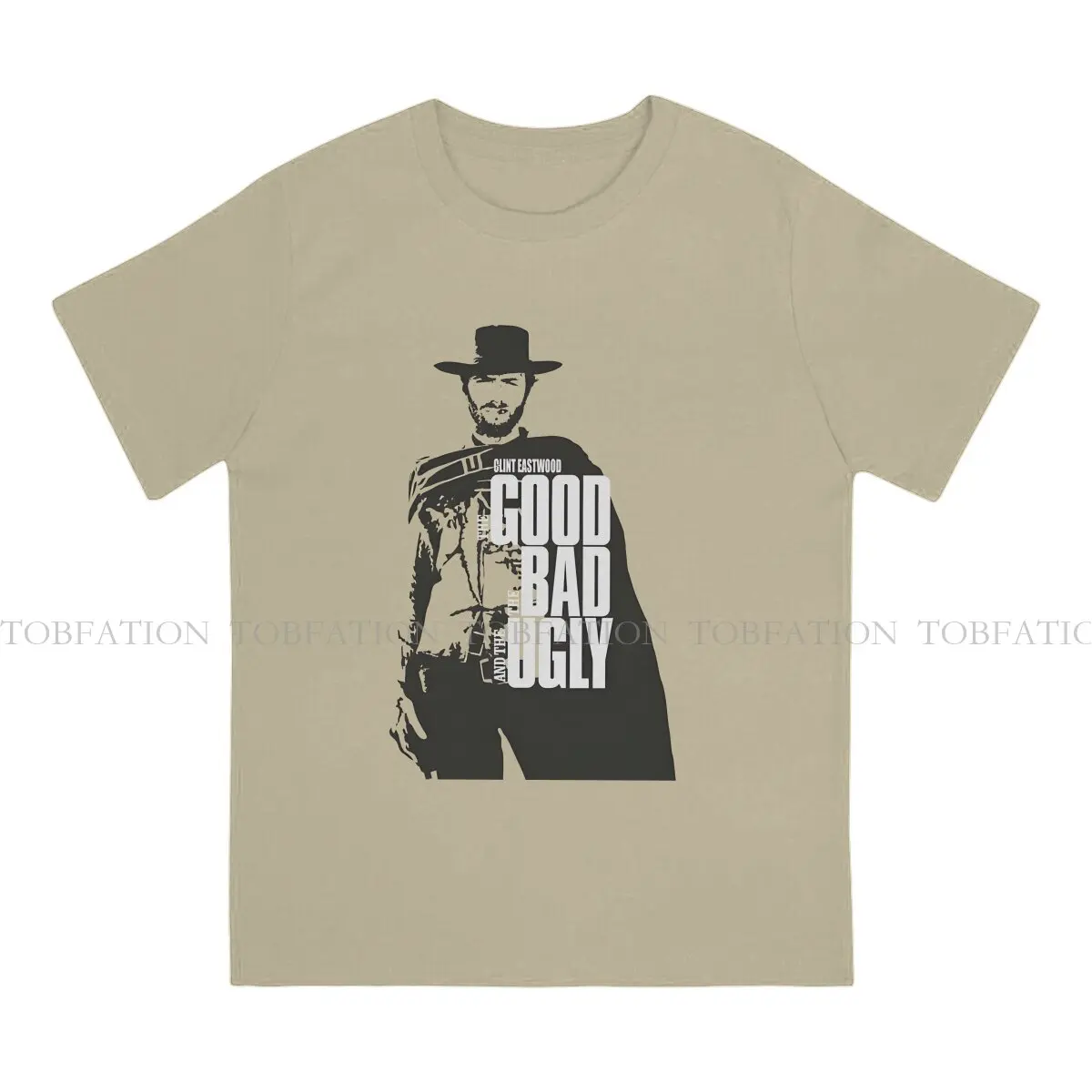 Clint Eastwood The Good The Bad & The Ugly Movie Men T Shirt Cotton Graphic O-Neck TShirt Harajuku Streetwear