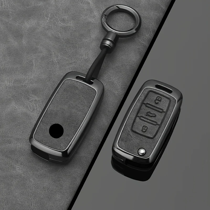 Alloy Car Key Case Cover Shell Fob For VW Volkswagen Polo Tiguan Passat B5 B6 B7 Golf 4 5 6 MK6 Jetta Lavida Skoda Octavia Seat