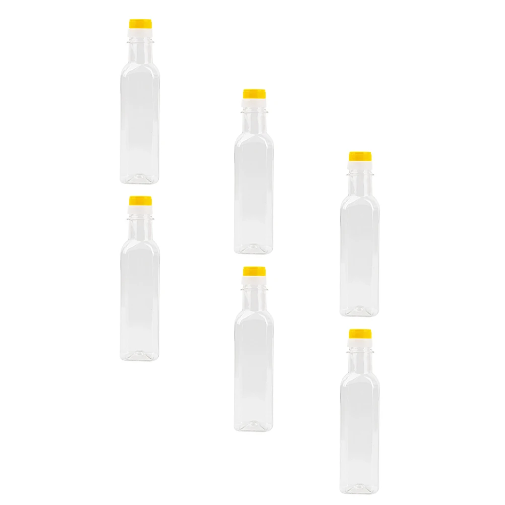 

6 Pcs Oil Bottles Olive Walnut Kitchen Holder Containers Dispenser Tool Plastic PET Keep Cleaning Spice Proof