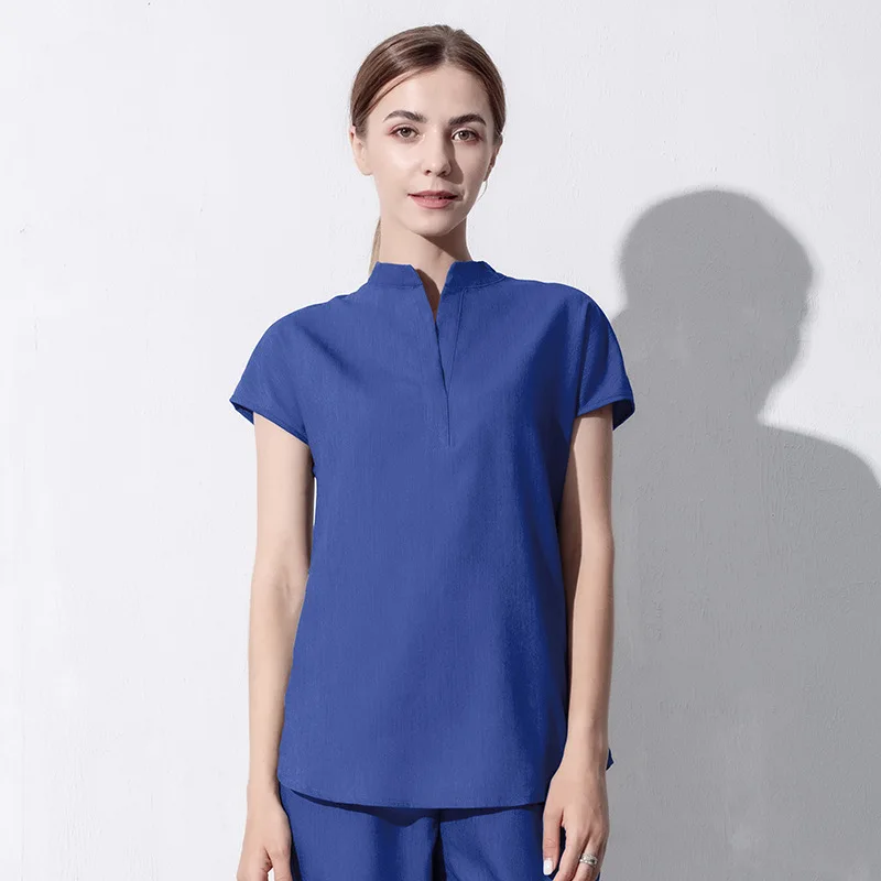 Abbigliamento chirurgico sala operatoria dentale Scrub vestiti spazzola femminile elastica vestiti per le mani medico infermiere Set di vestiti da lavoro orale