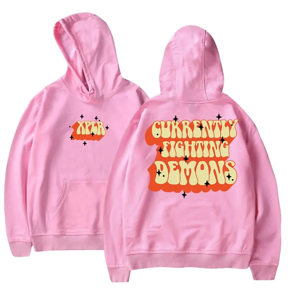 Sam e Colby-capuz de combate demoniaco para homens e mulheres, moletom manga comprida, pullover fashion, XPLR 2024