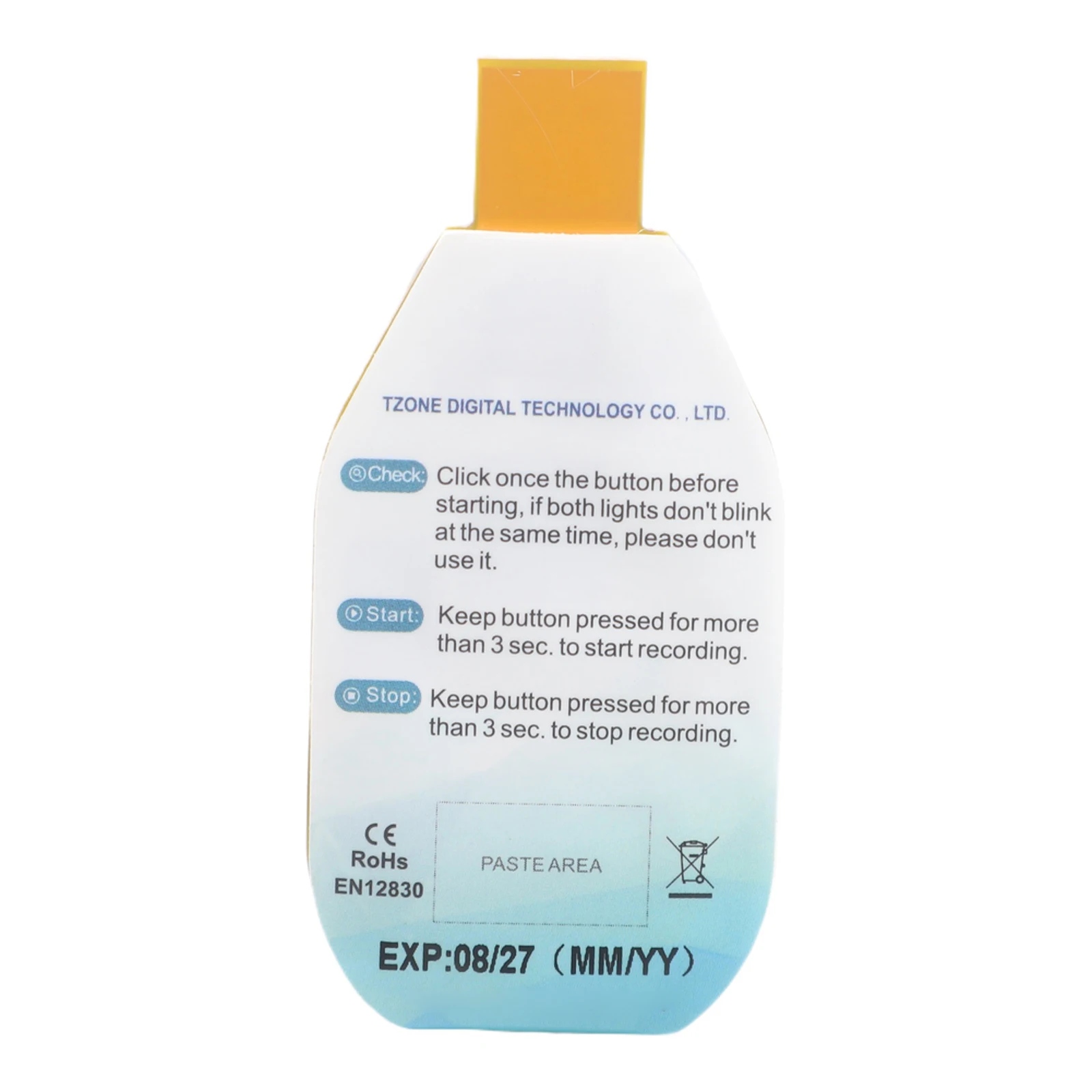 Medicine Logistics Food Temperature Data Loggers Temperature Data Logger Temperature Data Data Logger PVC USB 2.0