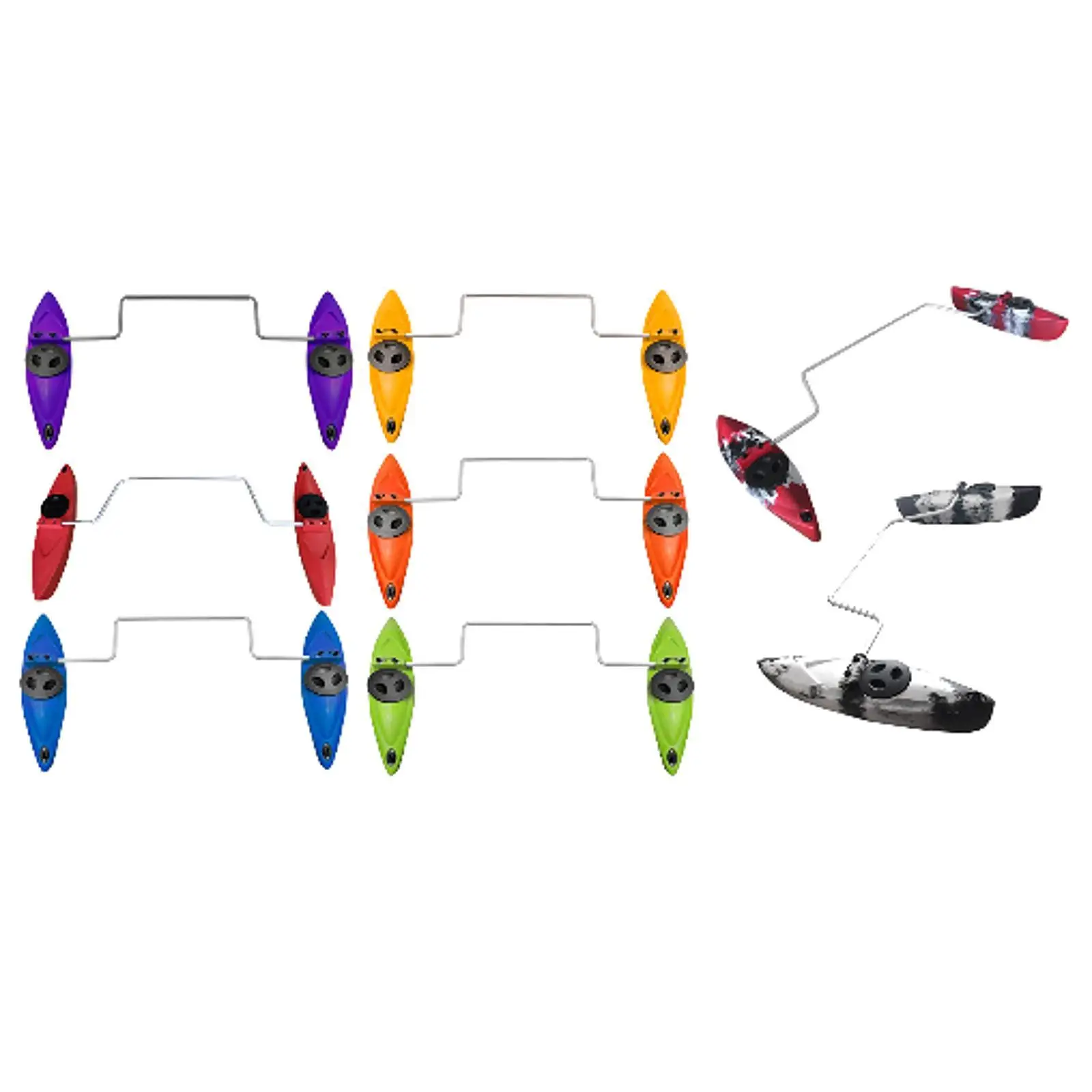 Kayak Stabilizer Kayak Outrigger Kit with Arms Rod Versatile Easy Installation Standing Float Canoe Accessories for Canoe