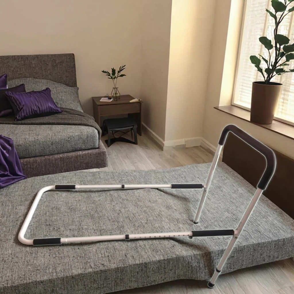 مصنع تصنيع مختلف السرير الأبيض مساعدة السكك الحديدية متعددة الوظائف حار بيع السرير مساعدة السكك الحديدية المسنين ووكر #4