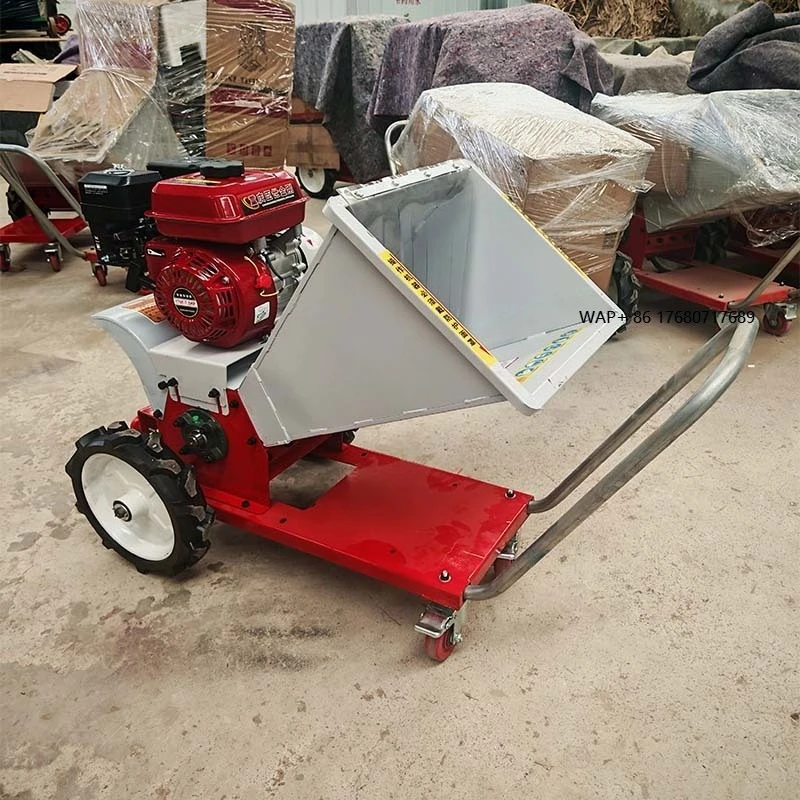 220V  Engine Multi-functional Wood Chipper Shredder Garden Orchard Tree Branch Crusher Straw Grinder Motor Gear Core