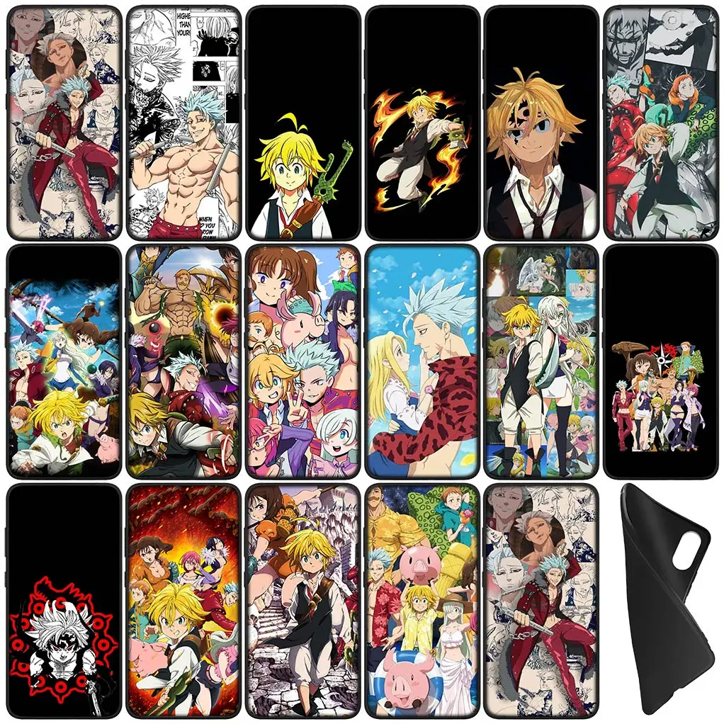 Seven Deadly Sins-funda de teléfono para Samsung Galaxy Note 20, Ultra 10, 8, 9, S10 Lite, S9, A6, A8 Plus, A9, Coque suave